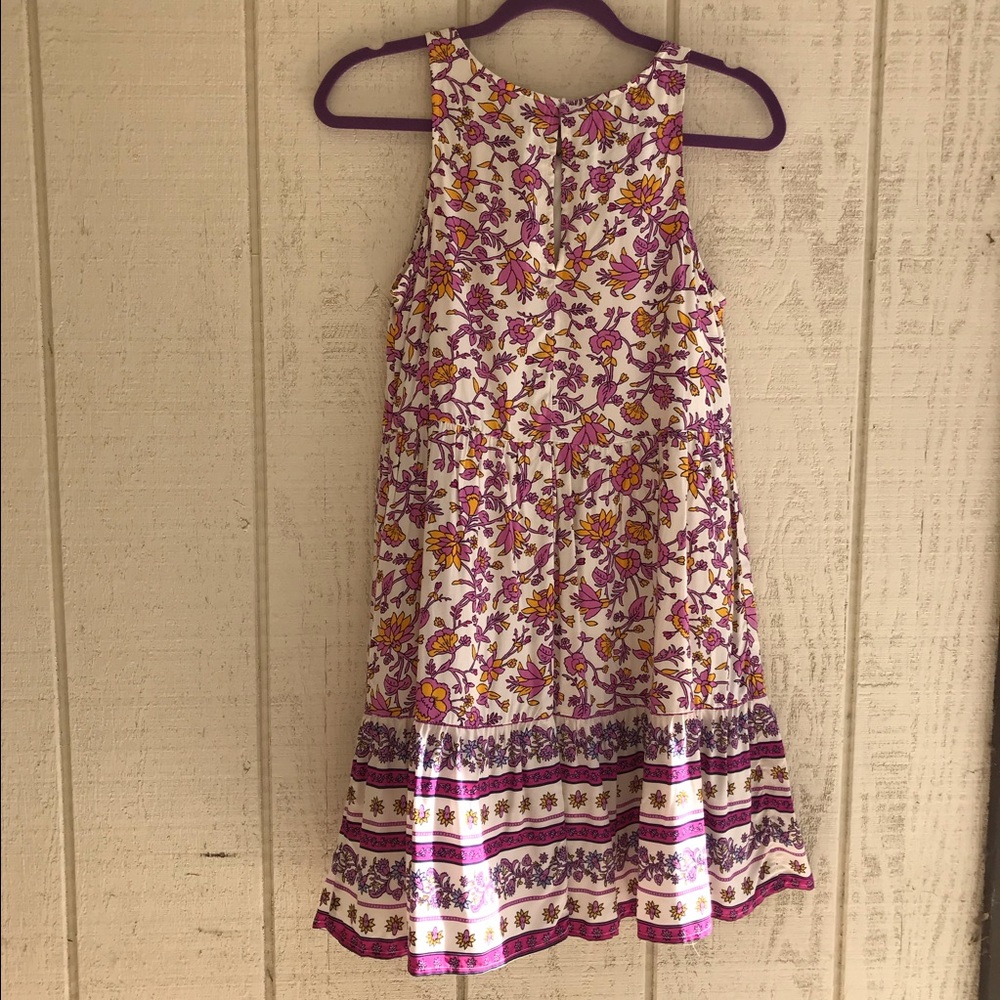 Old Navy pink and orange flower dress - Picture 2 of 7
